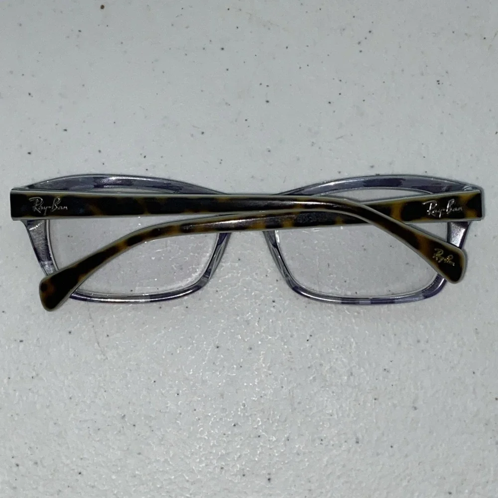 Ray Ban RB5255 Eyeglasses Glasses Frames Tortoise Brown Blue Full Rim 53-16-135